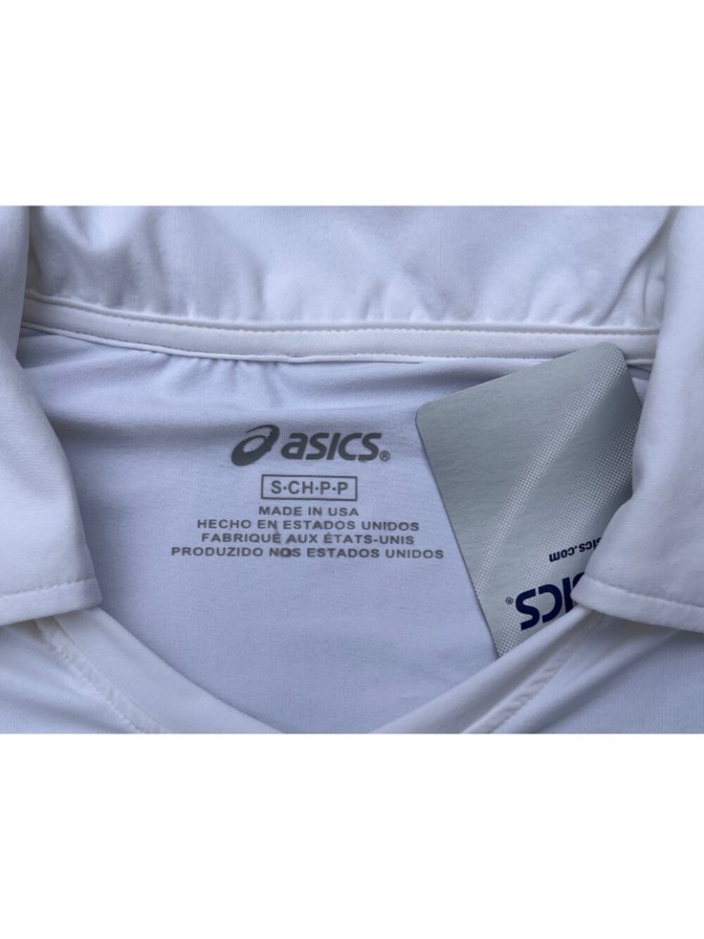 NWT ASICS Attacker Cap Sleeve Top White Small Workout - Picture 10 of 11